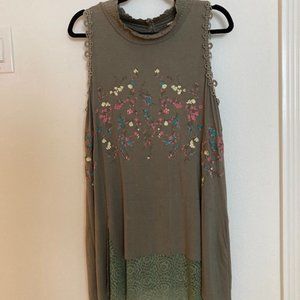 Olive Green Dress